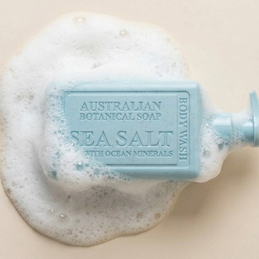 Soap bottle of Sea Salt with Ocean Minerals body wash