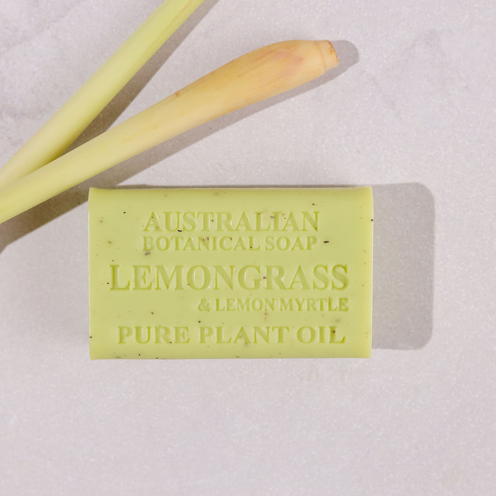 LEMONGRASS AND LEMON MYRTLE SOAP Australian Botanical Soap