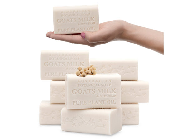 Goats Milk Soap with Soya Bean Oil 8 Pack