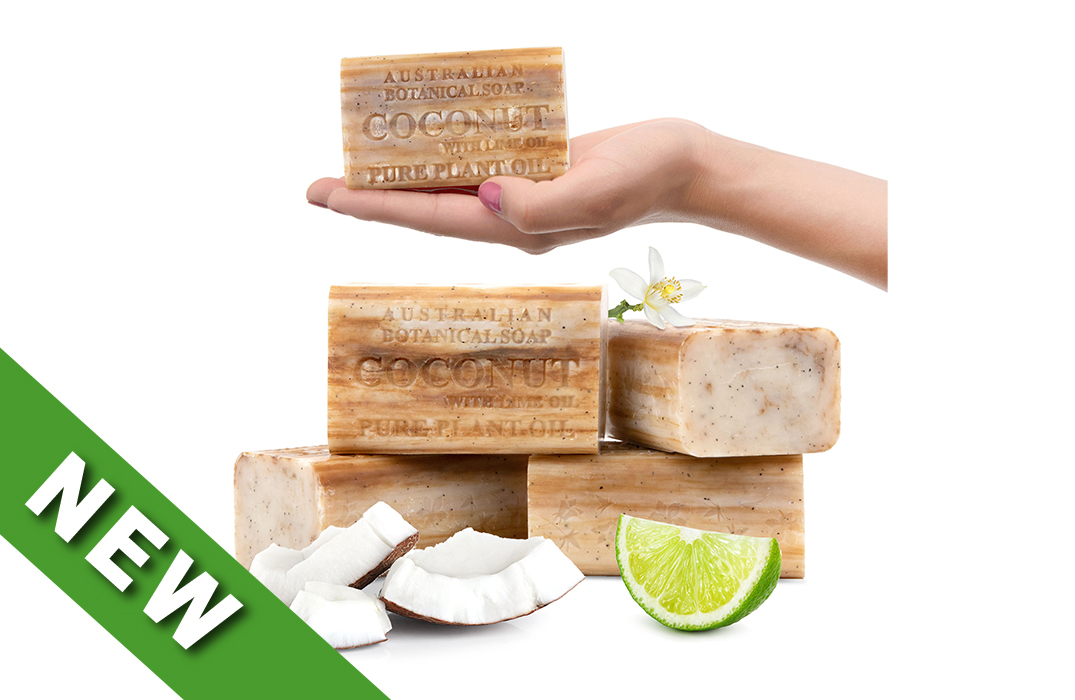 COCONUT WITH LIME OIL Australian Botanical Soap