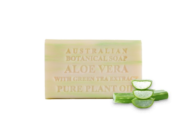Aloe Vera Soap with Green Tea Extract Shea Butter Bar
