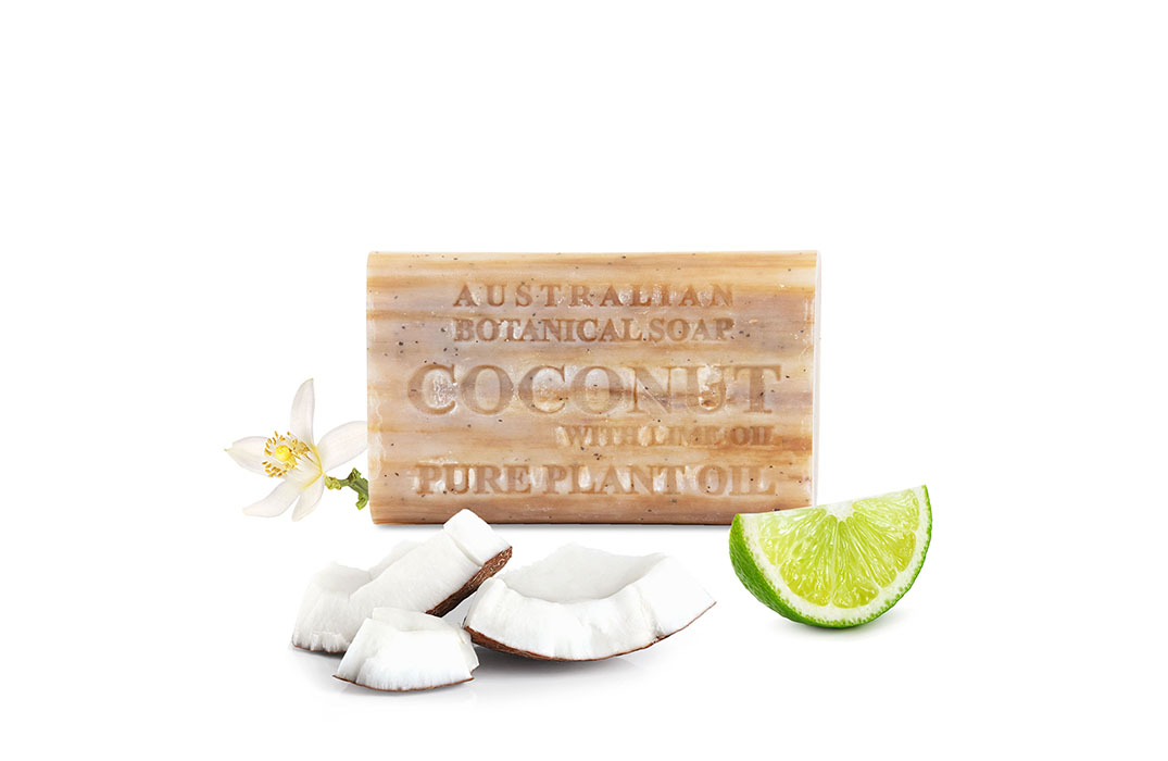 Coconut with Lime Oil Soap Australian Botanical Soap