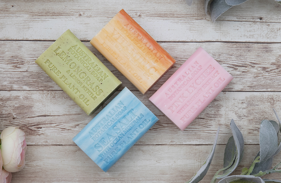 Vegan Friendly Soap 4 Pack Australian Botanical Soap