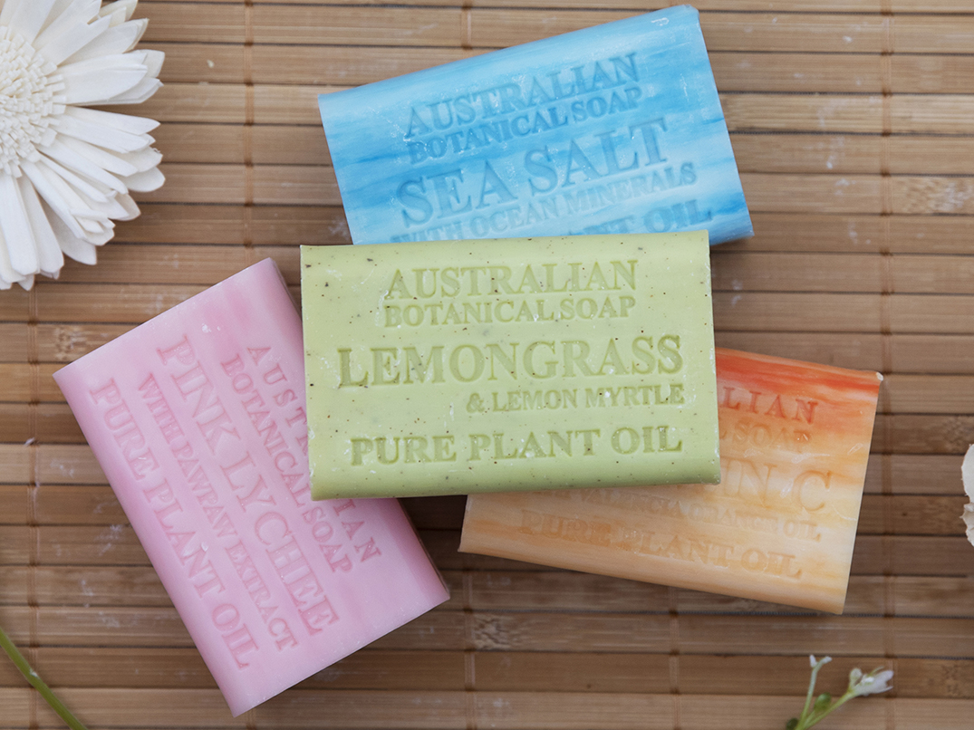 Vegan Friendly Soap 4 Pack Australian Botanical Soap